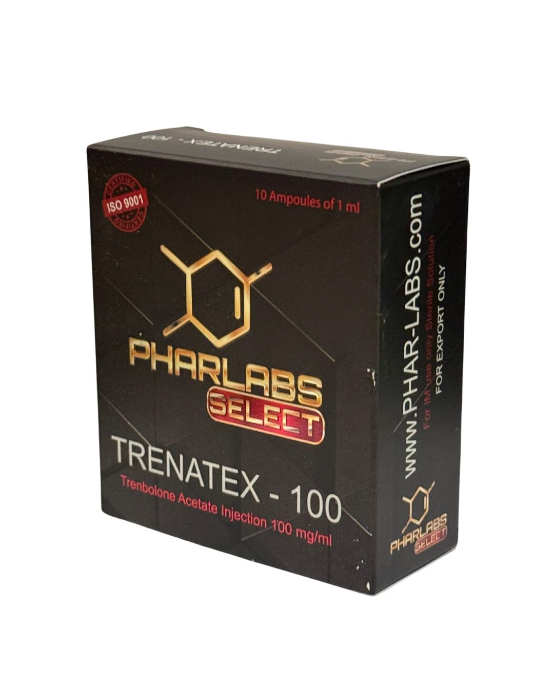 Trenatex-100 Phar Labs Select Trembolona Acetato 100 mg 10 ampulas definición extrema y rayado muscular