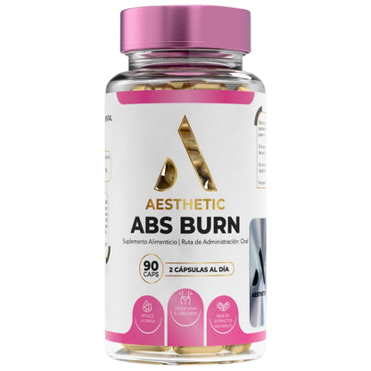 Aesthetic Abs Burn México | Quemador de grasa natural en cápsulas. Suplemento termogénico para definir el abdomen, acelerar el metabolismo y perder peso rápido.