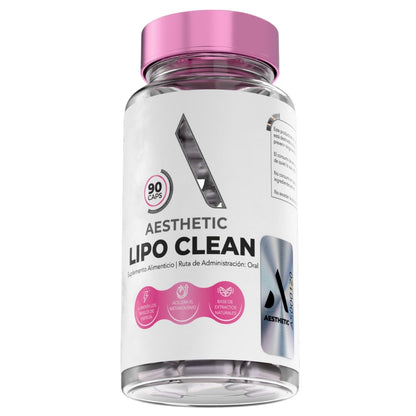 Aesthetic Lipo Clean - Cápsulas para quemar grasa y aumentar energía - Suplemento natural para bajar de peso en México