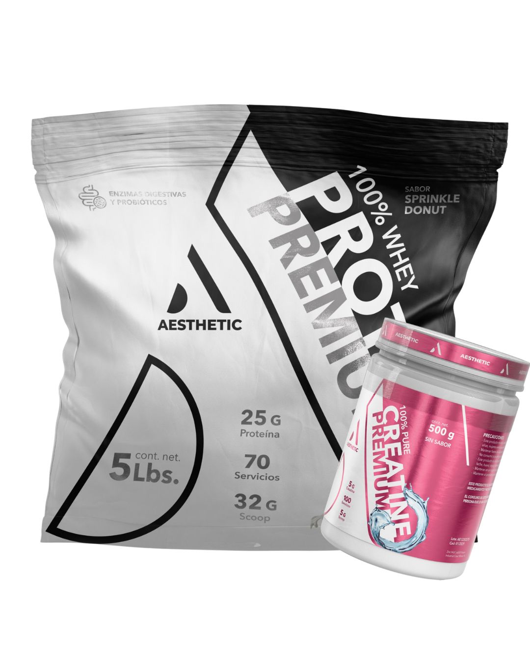 PROTEINA AESTHETIC Y CREATINA