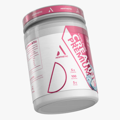 Aesthetic Supplements Creatina Micronizada | 100% Pura Grado Premium (100 serv)