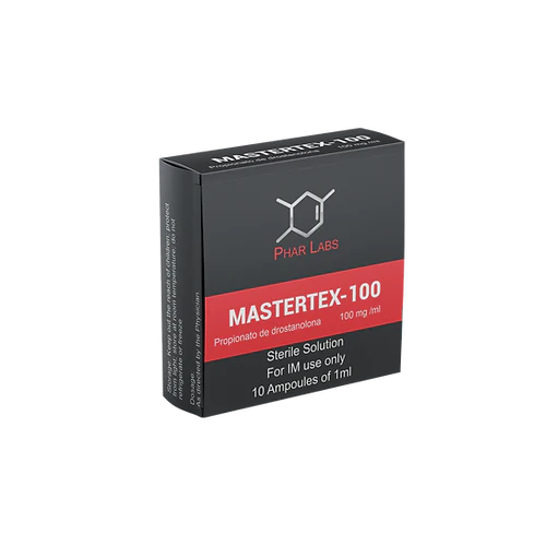 masteron mastertex 100 mg phar labs silver drostanolona propionato definición seca dureza muscular méxico
