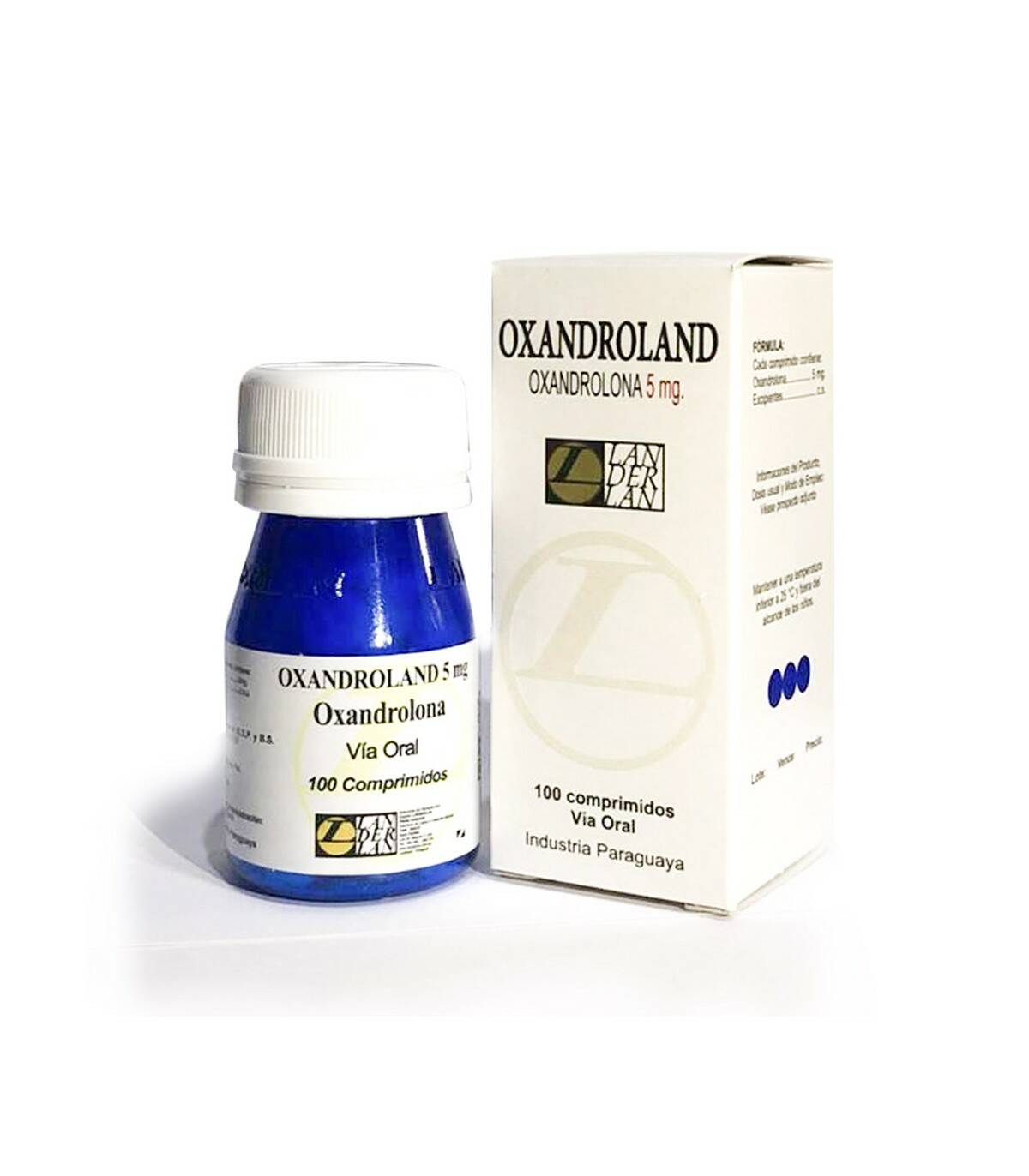 Oxandroland 5 mg Landerlan para marcar músculo, definir el abdomen y secar sin retención. Compra segura y original en MamadosMéxico.com