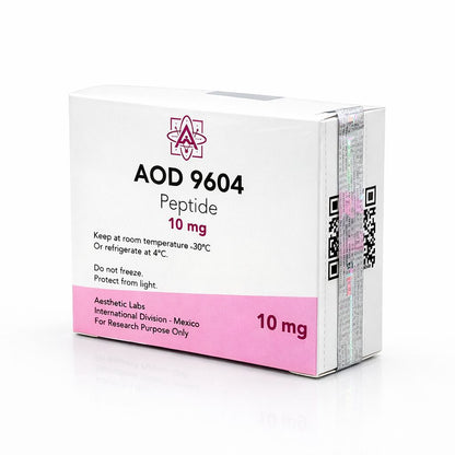 AOD-9604 Aesthetic Labs 99% pureza comprar en México péptido cutting para pérdida de grasa y definición muscular avanzada