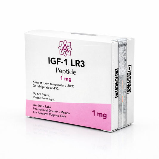 IGF-1 LR3 Aesthetic Labs 99% pureza comprar en México péptido para crecimiento muscular y hipertrofia avanzada