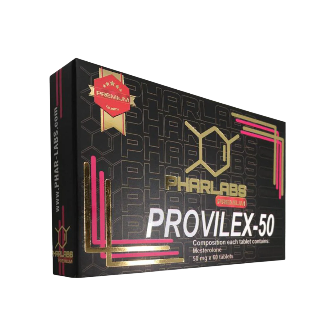 Provilex‑50 Phar Labs Premium Proviron 50 mg 60 tabletas dureza muscular libido calidad de ciclo fisicoculturismo