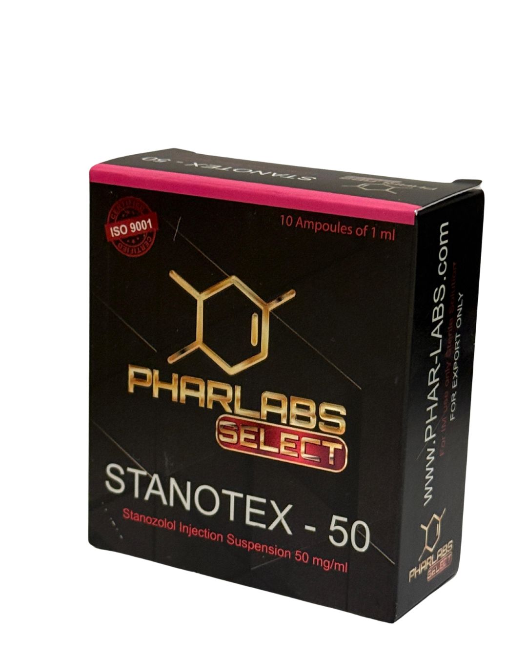 Stanotex-50 Phar Labs Select Winstrol Depot 50 mg definición muscular profesional 10 ampulas