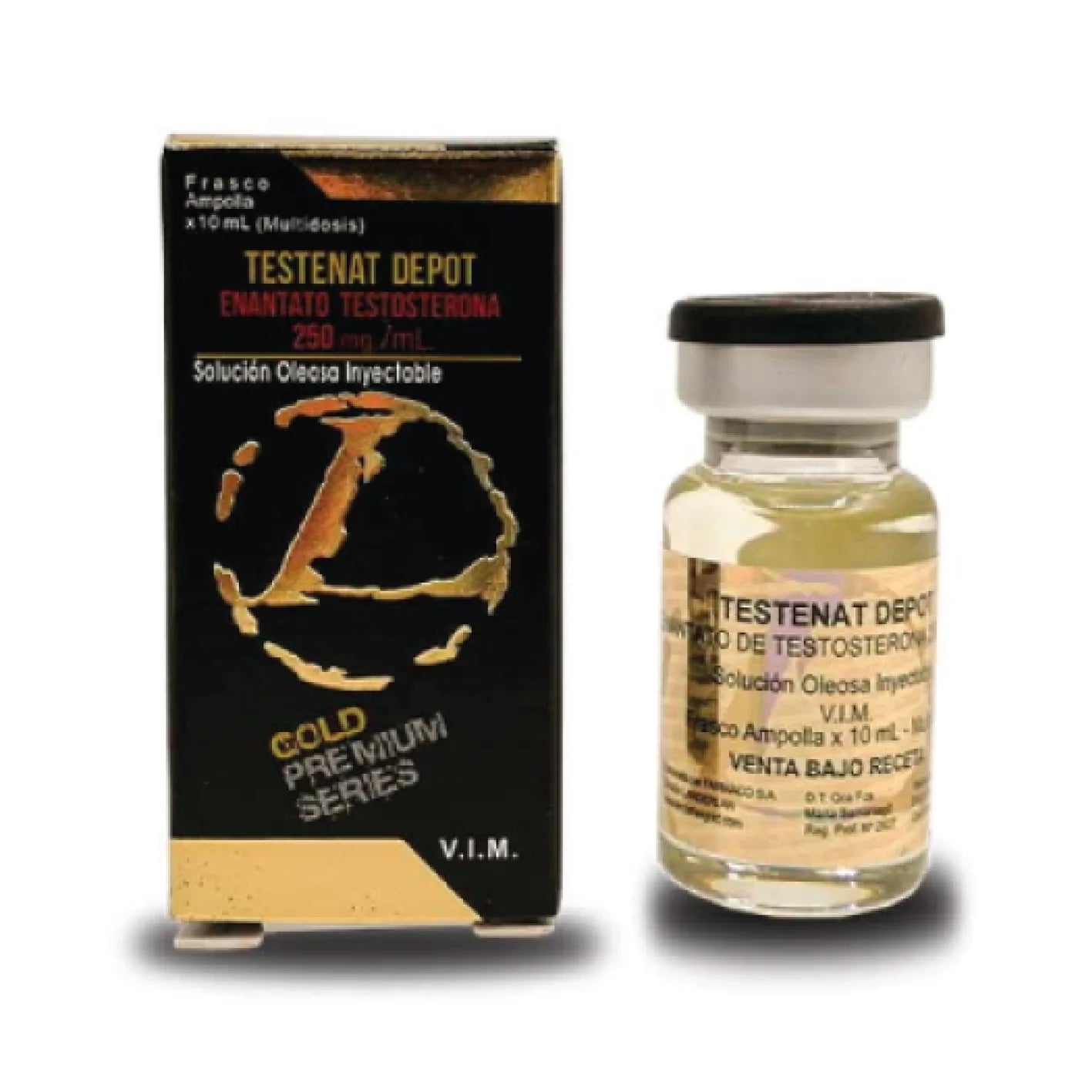 Testenat Depot Landerlan 250 mg por ml en vial de 10 ml. Testosterona deportiva para hombres que buscan fuerza y masa muscular. Envíos en México.