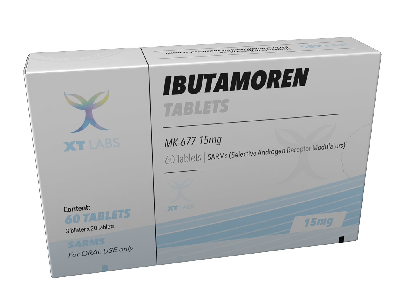 Ibutamoren MK-677 XT Labs 15 mg 60 tabletas – SARM para aumentar hormona de crecimiento, masa magra y recuperación muscular. Suplemento de volumen limpio disponible en MamadosMexico.com México.